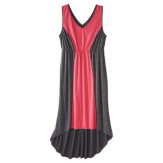 Pure Energy Womens Plus Size Sleeveless Maxi Dress   Gray/Coral 3X