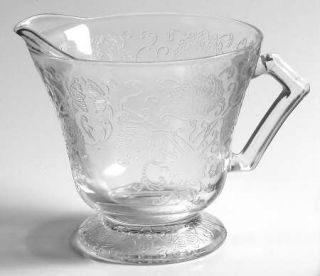 Hazel Atlas Florentine #2 Clear Creamer   Clear               Depression Glass