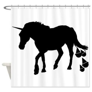 CafePress Unicorn Pooping Ice Cream Shower Curtain Free Shipping! Use code FREECART at Checkout!