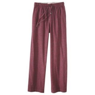 Merona Mens Flannel Sleep Pants   Red/Grey Check XXL