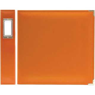 We R Memory Keepers Orange Soda Faux Leather 3 ring Binder (Orange soda3 ring binderDimensions: 11 inches high x 8.5 inches longMaterials: Faux leatherArchival safe with reinforced padded board coverSewn edges, metal accentsIncludes ten top loading page p