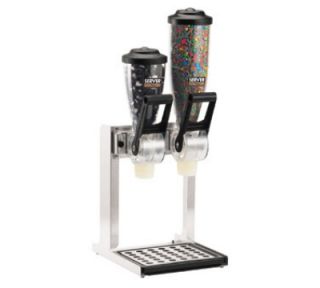 Server Products Dry Dispenser w/ Stainless Countertop Stand & Removable Catch Tray