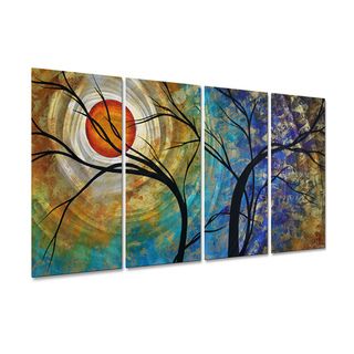 Megan Duncanson Radiant Joy Metal Wall Sculpture (LargeDimensions: 23.5 inches high x 51 inches wide )