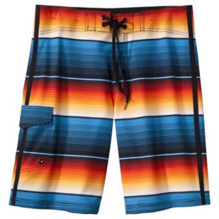 Mossimo Supply Co. Mens 11 Board Shorts   Ombre Stripes 28