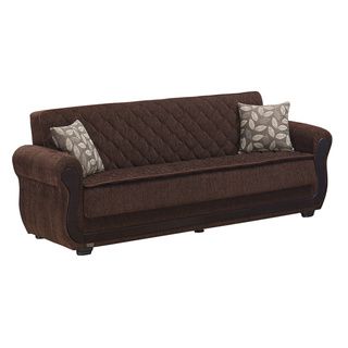 Sunrise Sofabed (Russet BrownSeating Comfort: MediumInner Dimensions: 18 inches high x 75 inches wise x 45 inches deepDimensions: 90 inches long x 34 inches deep x 36 inches high Assembly Required: YesNote: This product will be shipped using Threshold del