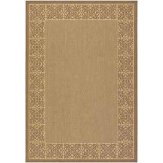 Recife Summer Chimes Natural/ Cocoa Rug (86 X 13) (NaturalSecondary colors: CocoaPattern: BorderTip: We recommend the use of a non skid pad to keep the rug in place on smooth surfaces.All rug sizes are approximate. Due to the difference of monitor colors,