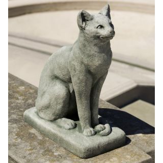 Campania International Sebastian The Cat Cast Stone Garden Statue   A 320 AL