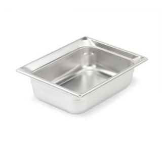 Vollrath Steam Table Pan   Half Size, 2 1/2 Deep, Stainless