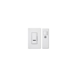 Lutron MIR600THWWH Dimmer Switch, 600W 1Pole Maestro IR Wireless Light Dimmer w/ Remote amp; Wall Plate White