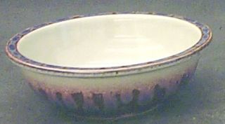 Bing & Grondahl Mexico Rim Cereal Bowl, Fine China Dinnerware   Mottled Blue&Bro