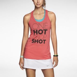 Nike Hot Shot Womens Tennis Tank Top   Geranium
