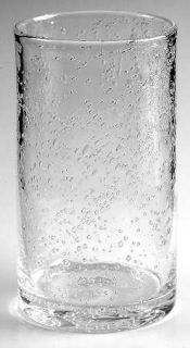 Artland Crystal Iris Highball Glass   Clear, Bubble Glass