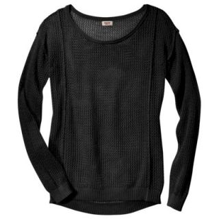 Mossimo Supply Co. Juniors Mesh Sweater   Black M(7 9)