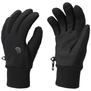 Mountain Hardwear Heavyweight Gloves   Power Stretch(R) Polartec(R) (For Men)   BLACK (S )