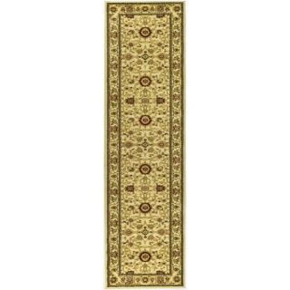 Lyndhurst Collection Majestic Ivory/ Ivory Runner (23 X 6)