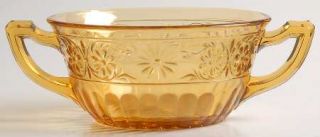 Indiana Glass Daisy Amber Cream Soup Bowl Only   Amber, Glassware 40S 60S