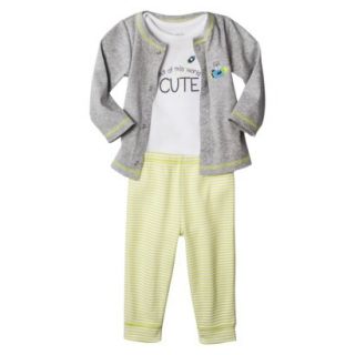 Just One YouMade by Carters Newborn Boys 3 Piece Set   Yellow Space Rocket 3 M