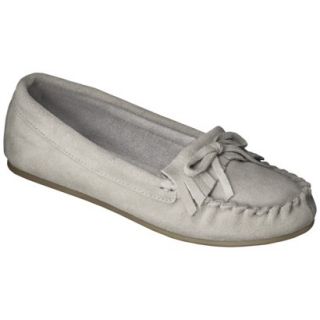 Womens Mossimo Supply Co. Genuine Suede Lark Moccasin   Taupe 11