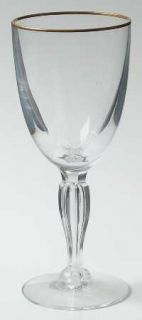 Tiffin Franciscan Rhapsody Gold Trim (Stem #17726) Wine Glass   Stem #17726, 1/8