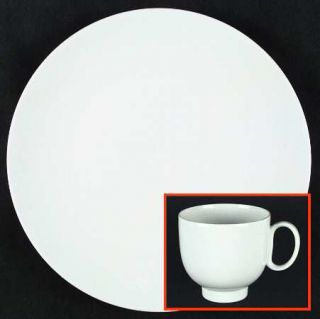 Heinrich   H&C Hc120 Dinner Plate, Fine China Dinnerware   Rondo Shape, White, N