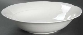 Villeroy & Boch Damasco White 9 Round Vegetable Bowl, Fine China Dinnerware   D