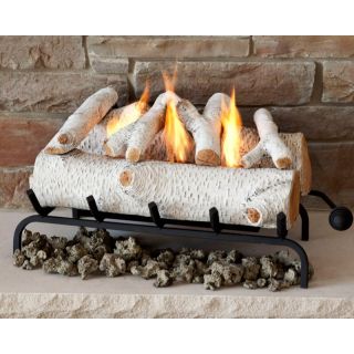 Real Flame 24 in. Convert to Gel Log Set  Birch Multicolor   2609 B