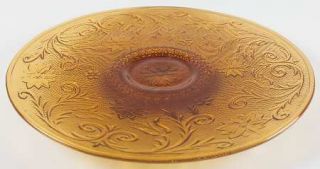 Tiara Sandwich Amber (Collection) Tiara Crystl Low Cake Stand   Pressed Sandwich