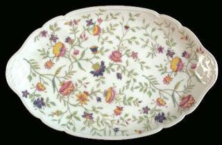 Towle Adriana 14 Oval Serving Platter, Fine China Dinnerware   Floral All Over