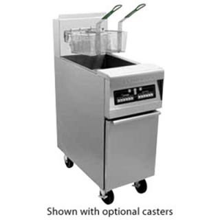 Frymaster / Dean Single Open Fryer w/ Millivolt Controller & 50 lb Oil Capacity, Stainless, NG