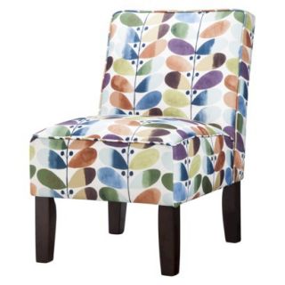 Skyline Armless Upholstered Chair Burke Armless Slipper Chair   Multi Leaf
