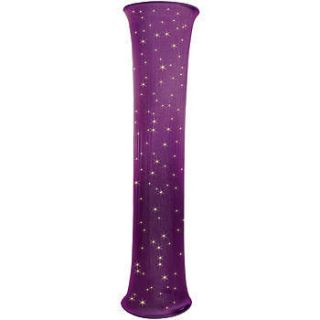 Lighted Purple Luminescent Column