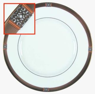 Lenox China Jewel Gold Accent Luncheon Plate, Fine China Dinnerware   Classics,G