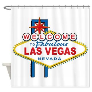 CafePress Welcome To Las Vegas Shower Curtain Free Shipping! Use code FREECART at Checkout!
