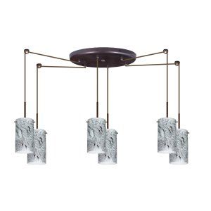 Besa Lighting BEL 6BC 4404MG LED BR Stilo 7 Pendant