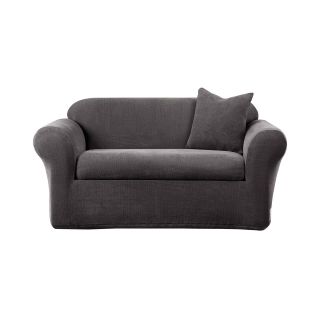 Sure Fit Stretch Metro 2 pc. Loveseat Slipcover, Gray