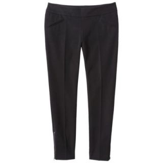 Mossimo Womens Side Zip Ankle Pant   Black 2