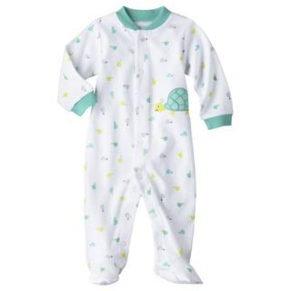 Just One YouMade by Carters Newborn Boys Sleep N Play   White/Turquoise 3 M