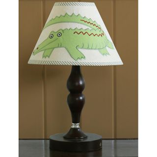 Safari And Jungle Animals Lamp Shade (65 percent polyester/35 percent cotton fabric cover, metal wire frame Care: Spot clean as neededLamp base not included)