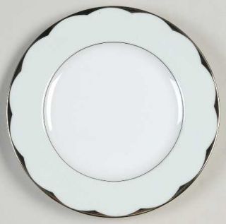 Haviland Illusion Celadon (Menthe) Bread & Butter Plate, Fine China Dinnerware  