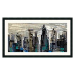 J and S Framing LLC New York Moment Framed Wall Art   42W x 24H inch Multicolor