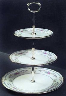 Lenox China Raleigh 3 Tiered Serving Tray (DP, SP, BB), Fine China Dinnerware  