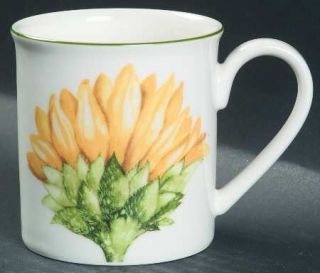 Villeroy & Boch Flora Mug, Fine China Dinnerware   Multi Flower Motif, Buds To B