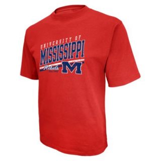 NCAA RED MENS SS TEE MISSISSIPPI   L
