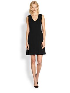 Theory Canneros Pryor Stretch Jersey Dress   Black