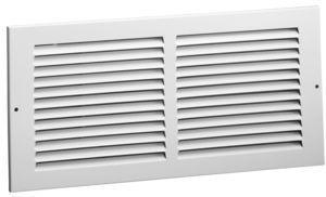 Hart Cooley 672 20x10 W Air Return Grille, 20 W x 10 H, 672 Steel Return Grille for Sidewall/Ceiling White (043352)