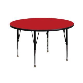 FlashFurniture Round Activity Table XU A42 RND  Finish: Red