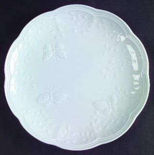 Lenox China Butterfly Meadow Sky Luncheon Plate, Fine China Dinnerware   All Blu