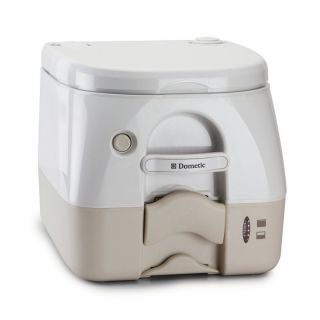 Dometic 972 Portable Toilet   2.6 Gallon Parchment   301097202
