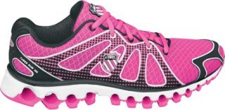 Womens K Swiss Tubes Run 130   Neon Pink/Black Cross Training Shoes