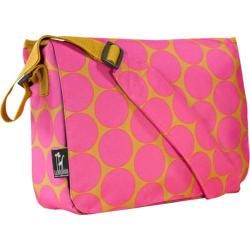 Wildkin Kickstart Messenger Bag Big Dots Hot Pink